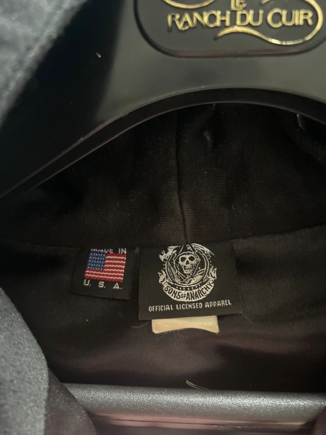 Sons of Anarchy Black Zip-Up Hoodie - photo 3