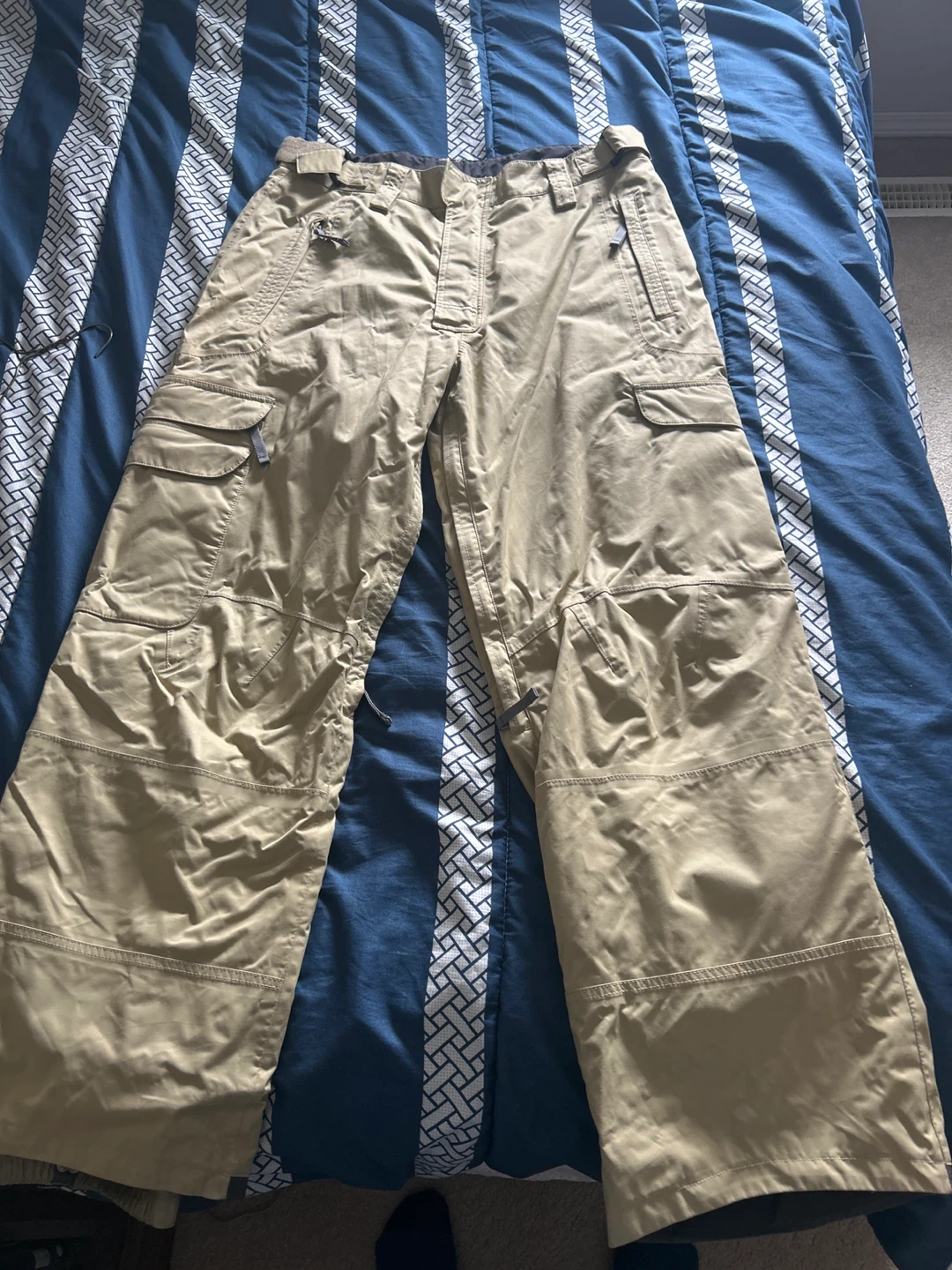 Khaki Cargo Pants - Size L - photo 2