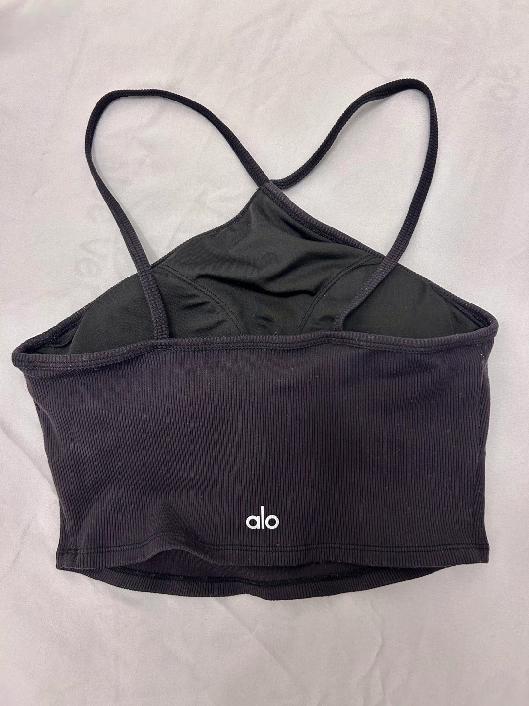Alo Goddess Ribbed Top