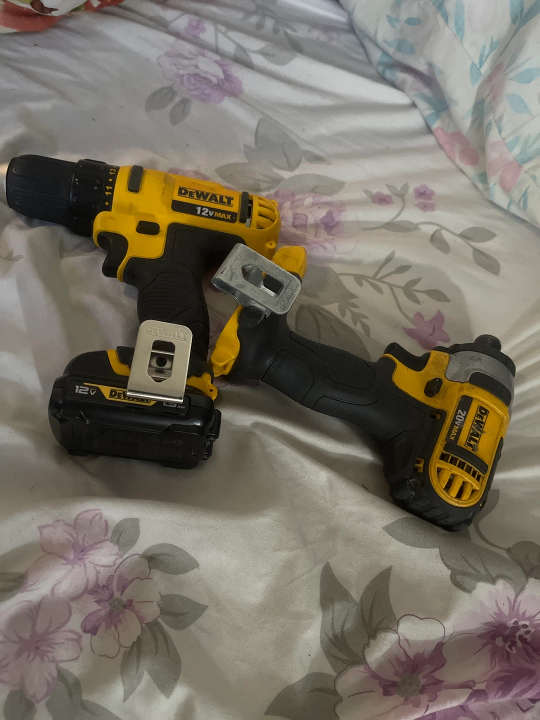 DeWalt 12V MAX and 20V MAX Drills
