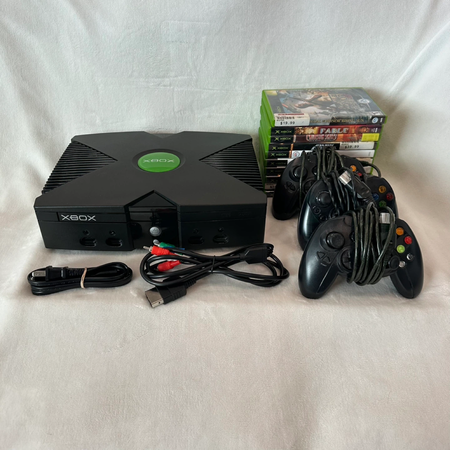 Original Xbox Console + Games