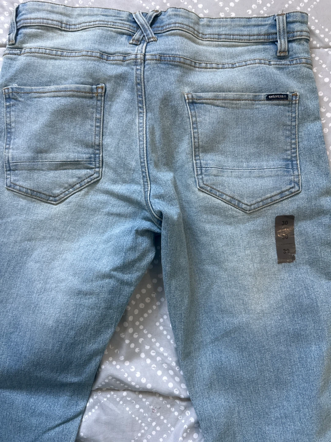 🧡Sinsay Men Light Wash Slim Fit Jeans - Size 30 - photo 3