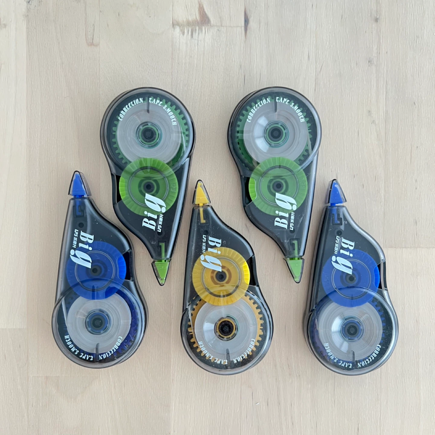 5 Pack 10m Correction Tape Applicators