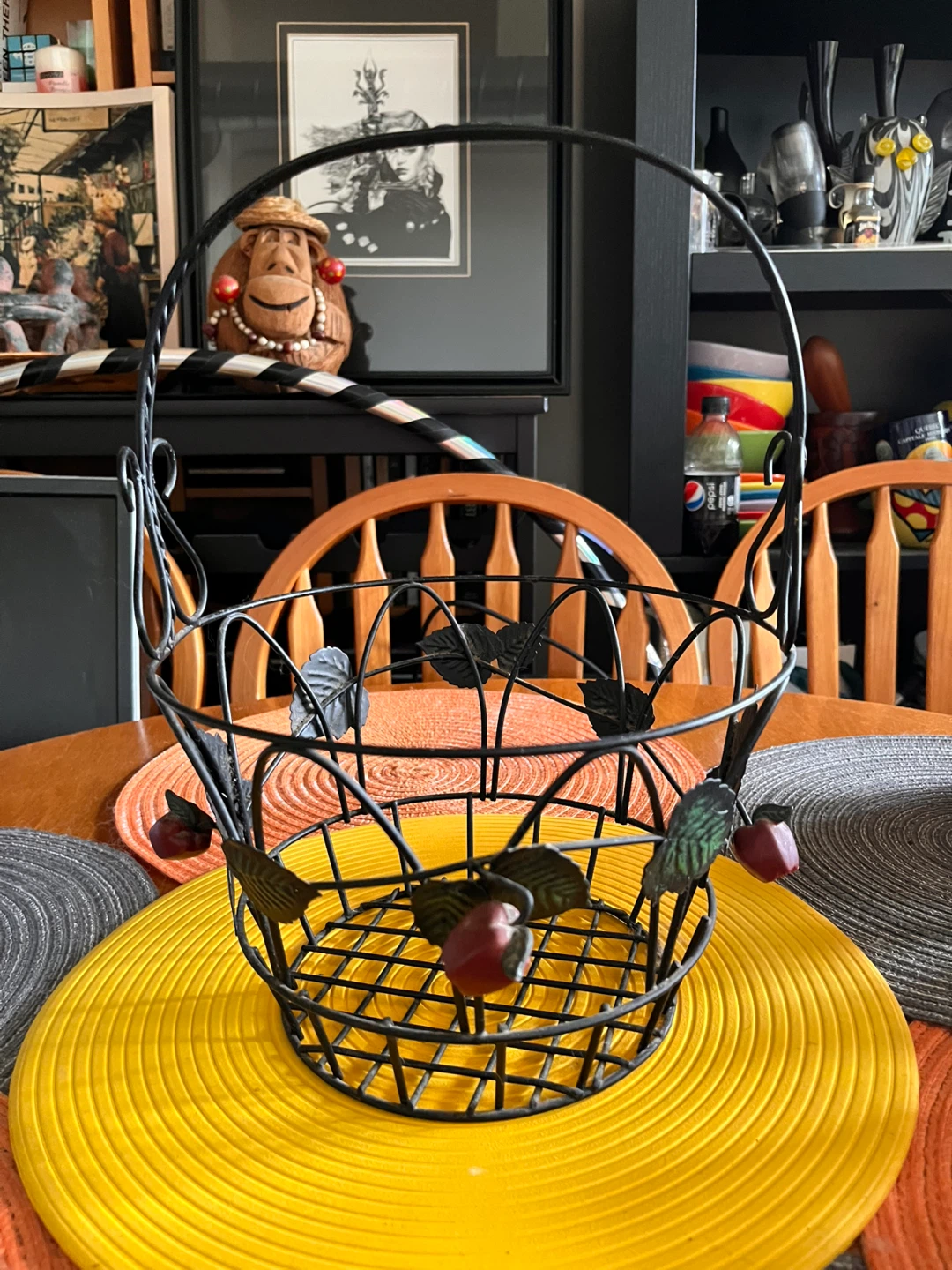 Wire Fruit Basket with Handle