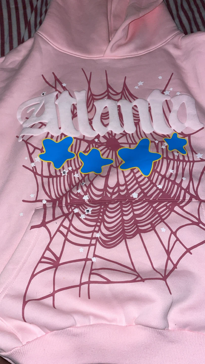 Pink Atlanta Sp5der hoodie - photo 2