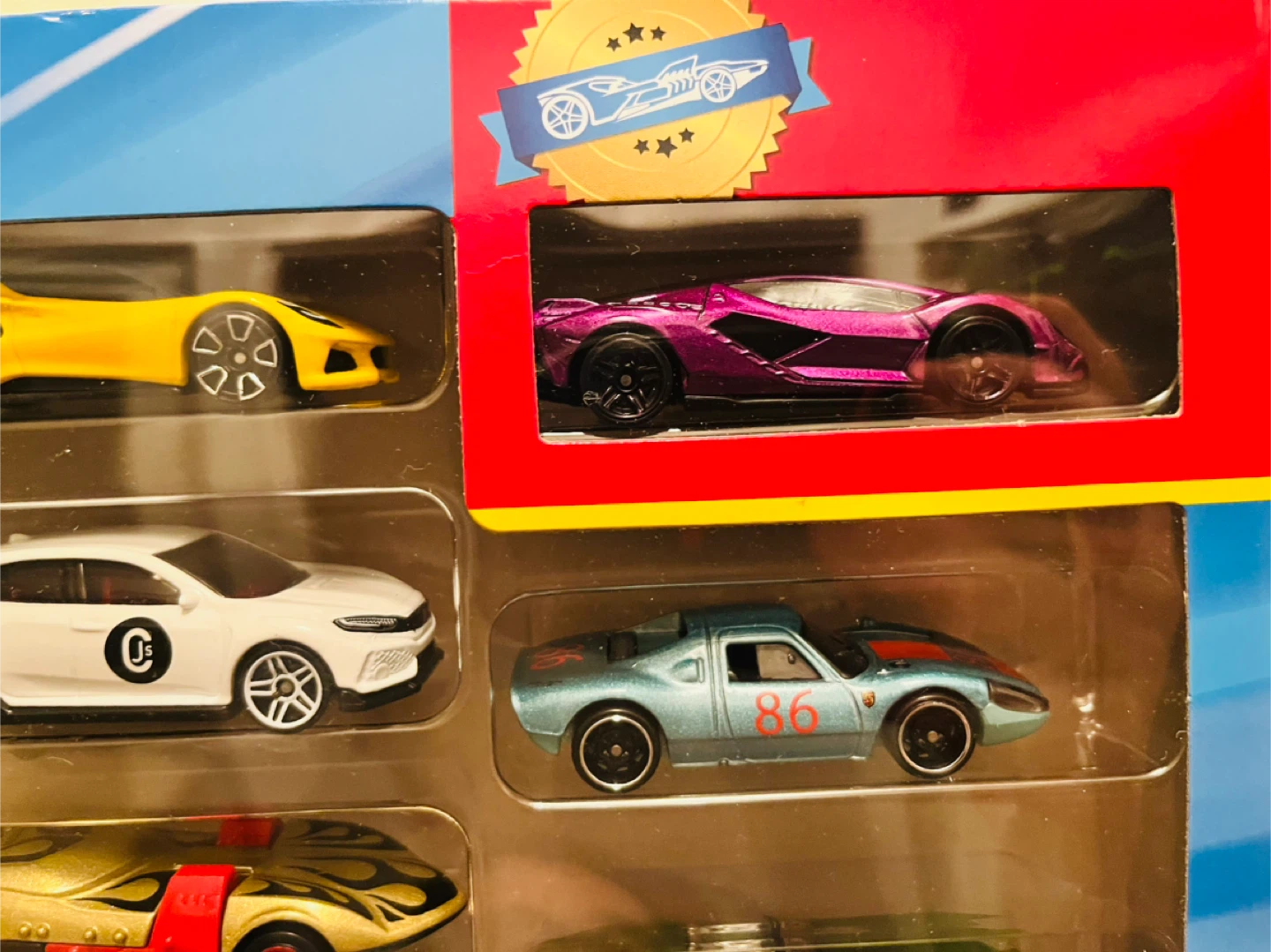 Hot Wheels 10 Car Gift Pack - PORSCHE, LAMBOGINI, McLaren - photo 2