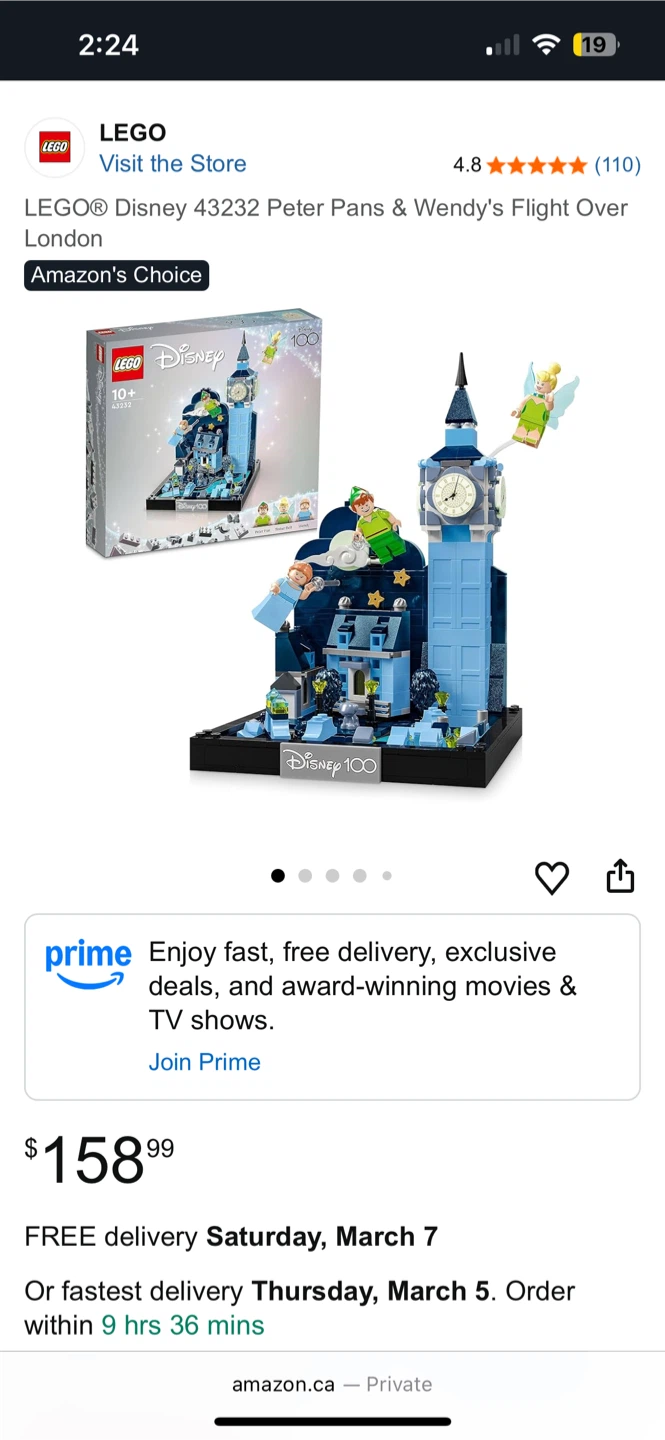 LEGO Disney Peter Pan 43232 - photo 2