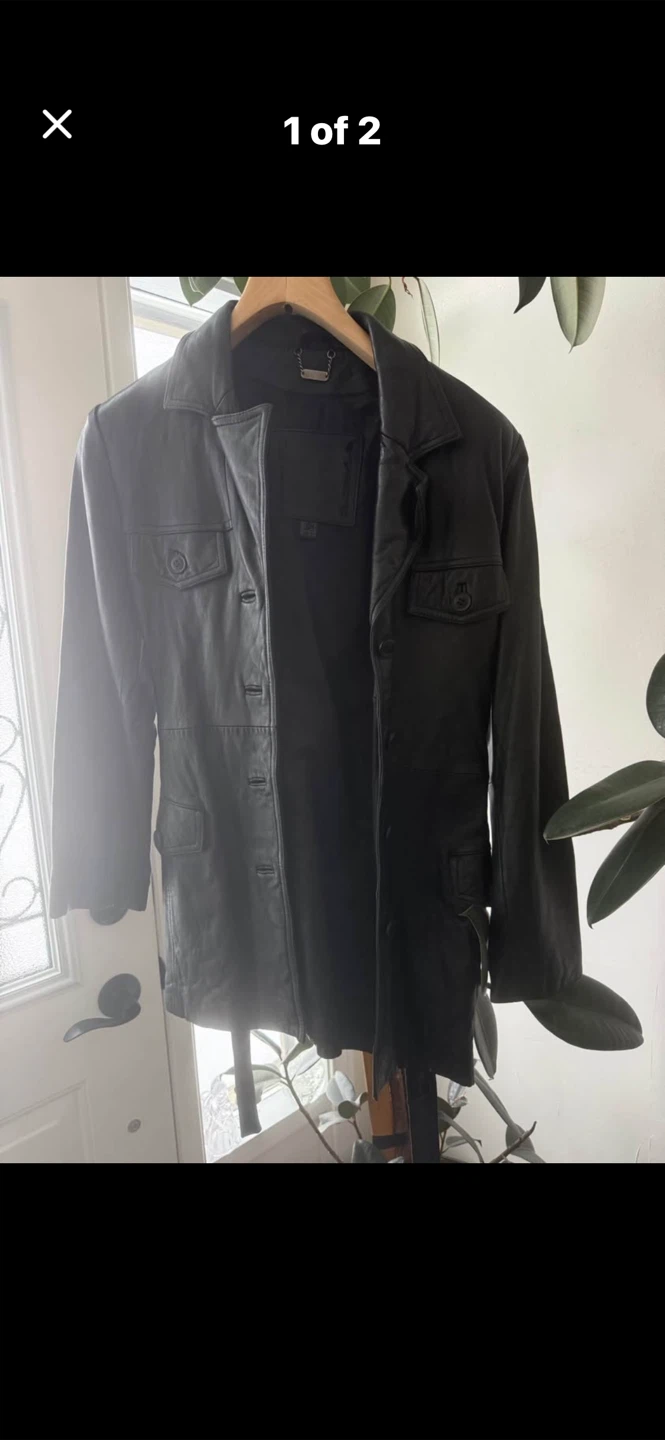 Daniel 3/4 Black Leather Jacket