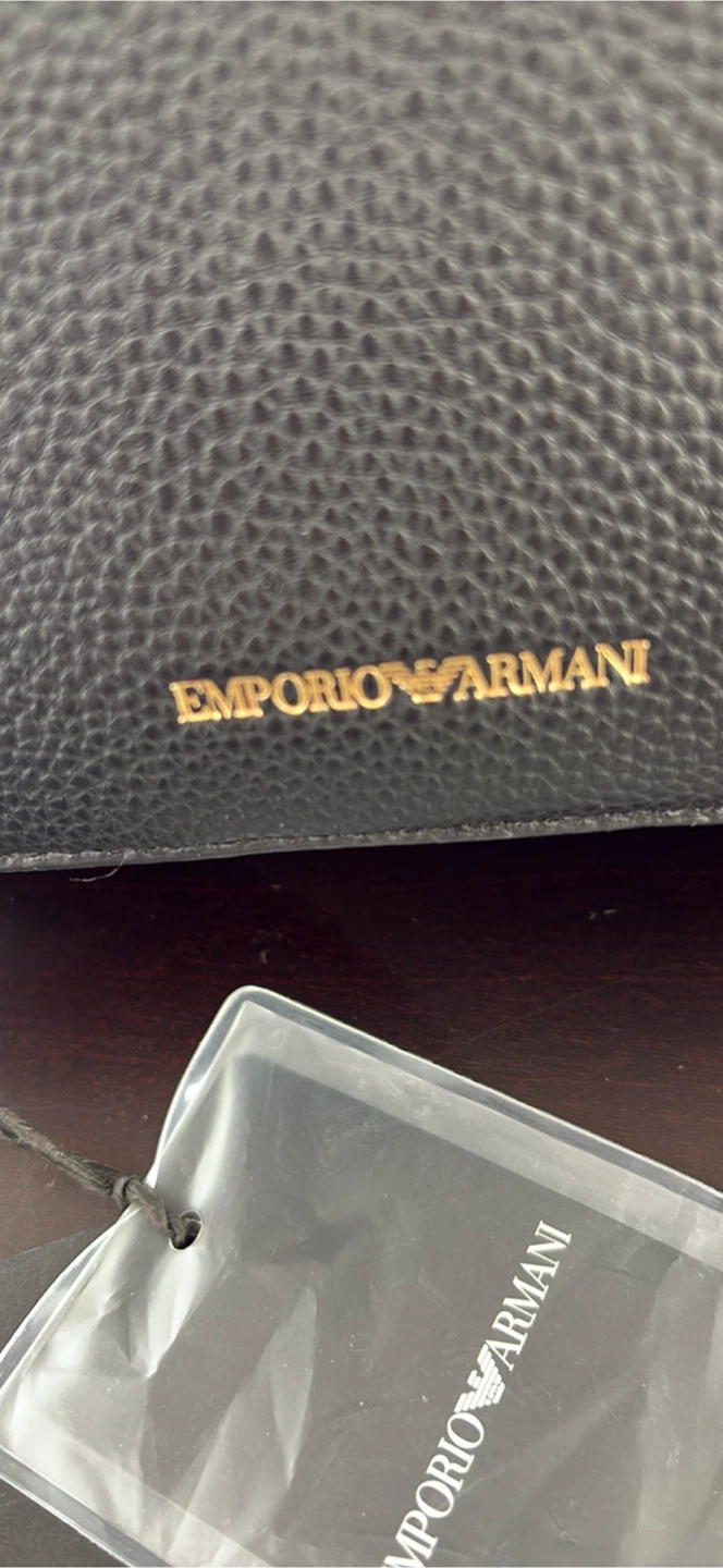 Emporio Armani classic, stylish black handbag - photo 5