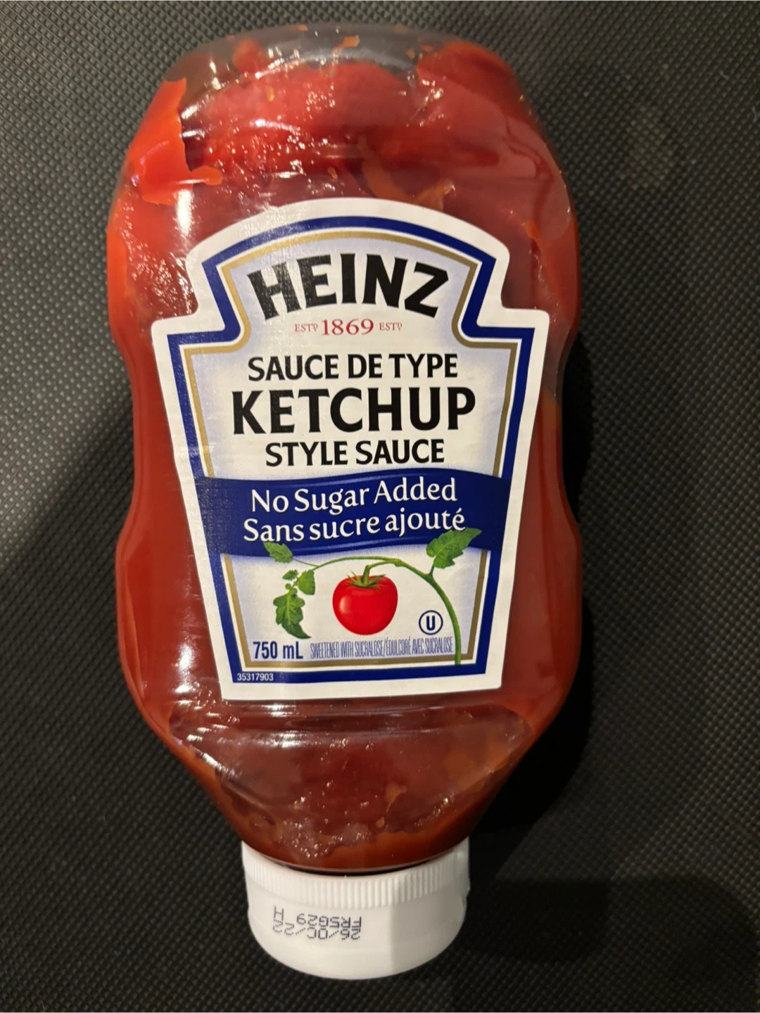 Heinz No Sugar Added Ketchup Style Sauce - 750 mL