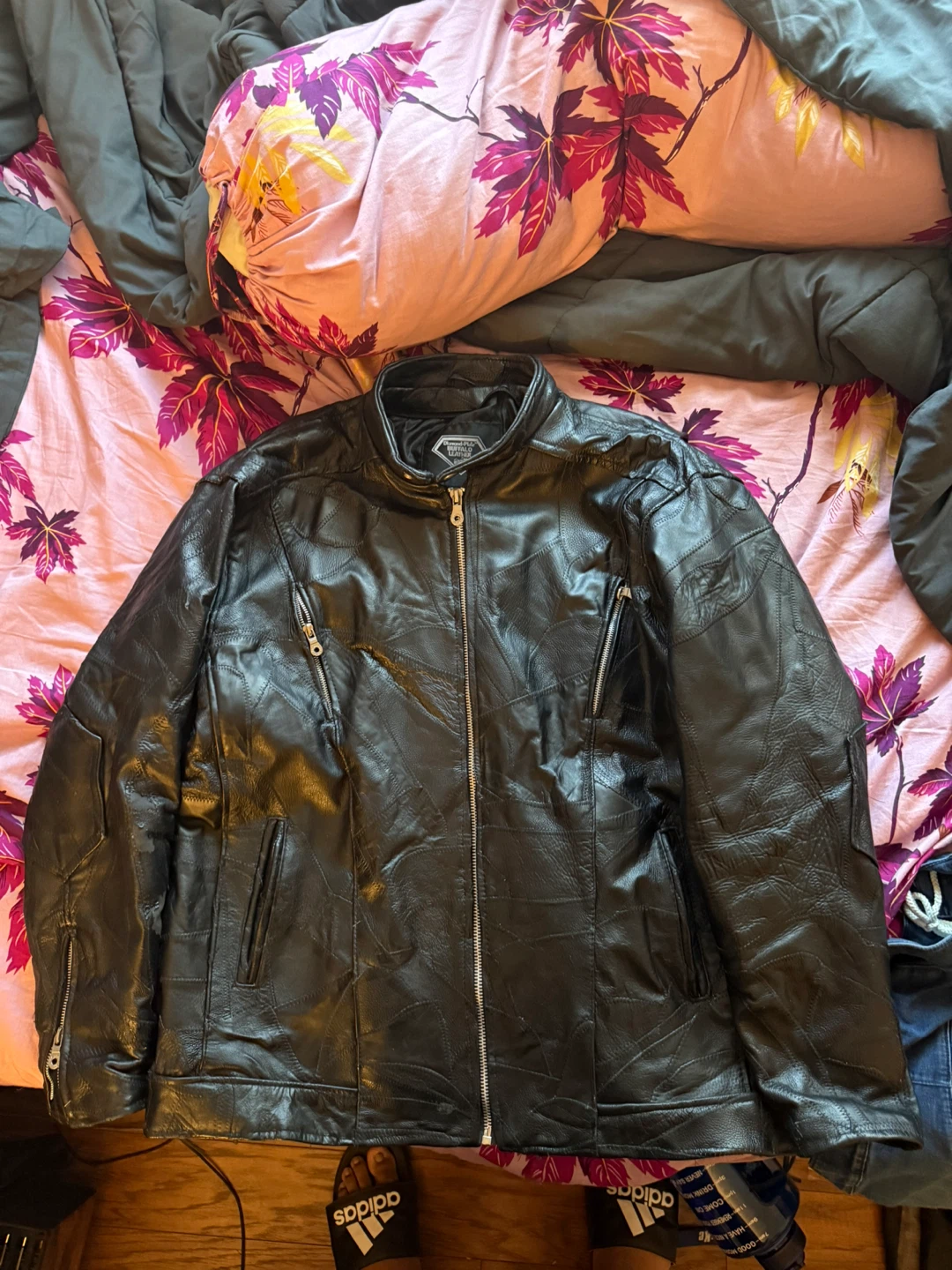 Black Leather Motorcycle Jacket