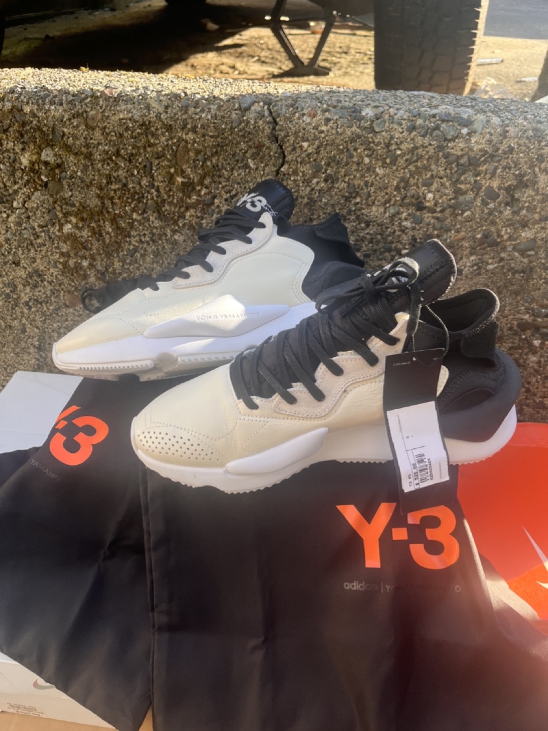 Y-3 Kaiwa Sneakers - Size 9 - photo 3