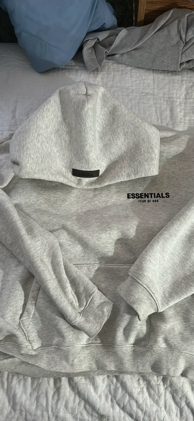 ESSENTIALS Fear of God Hoodie Grey Size S
