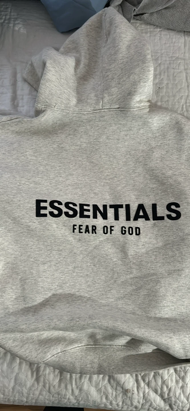 ESSENTIALS Fear of God Hoodie Grey Size S - photo 2