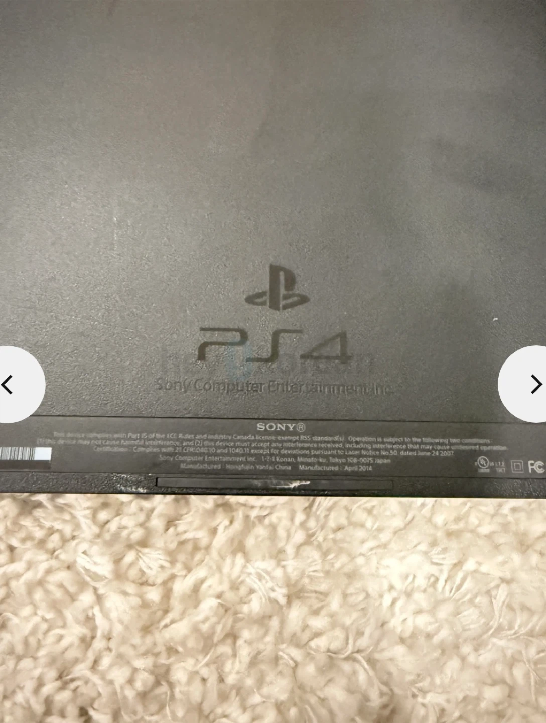 Sony PlayStation 4 (PS4) Console
