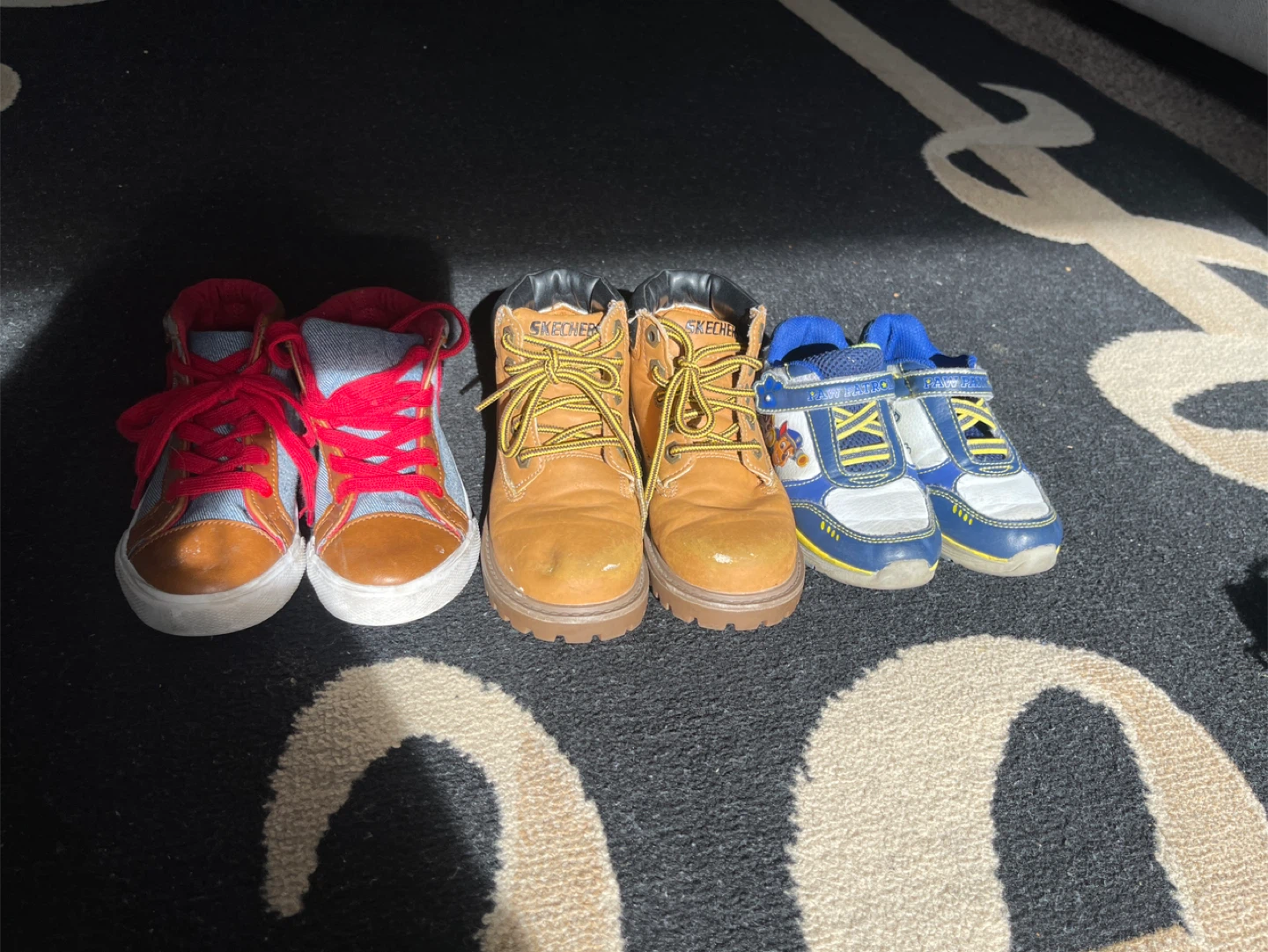 Kids' Shoes Bundle US 10: Skechers Boots & Paw Patrol Sneakers - photo 2