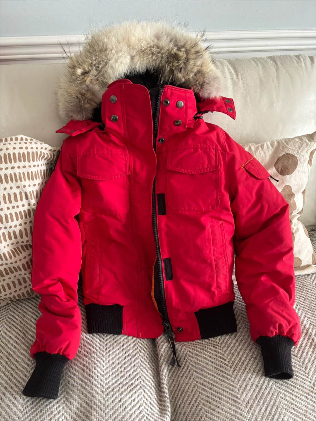 Outdoor Survival Canada NINI Bomber Jacket - Red 🧡 - photo 5