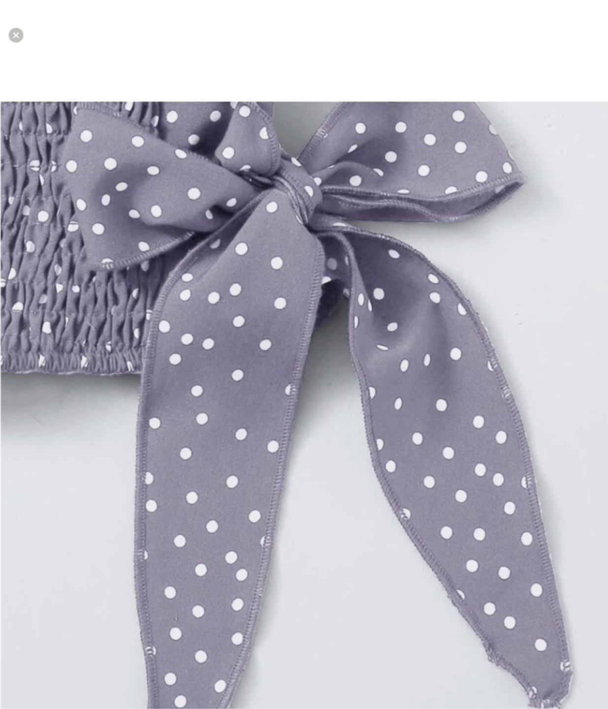 Pink Polka Dot Ruffle Shirt with bows - photo 3