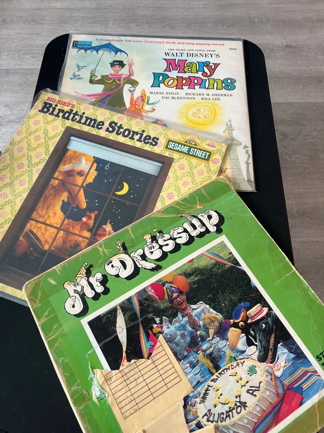 Mr Dressup, Mary Poppins, Sesame Street Big Bird Vinyl Record