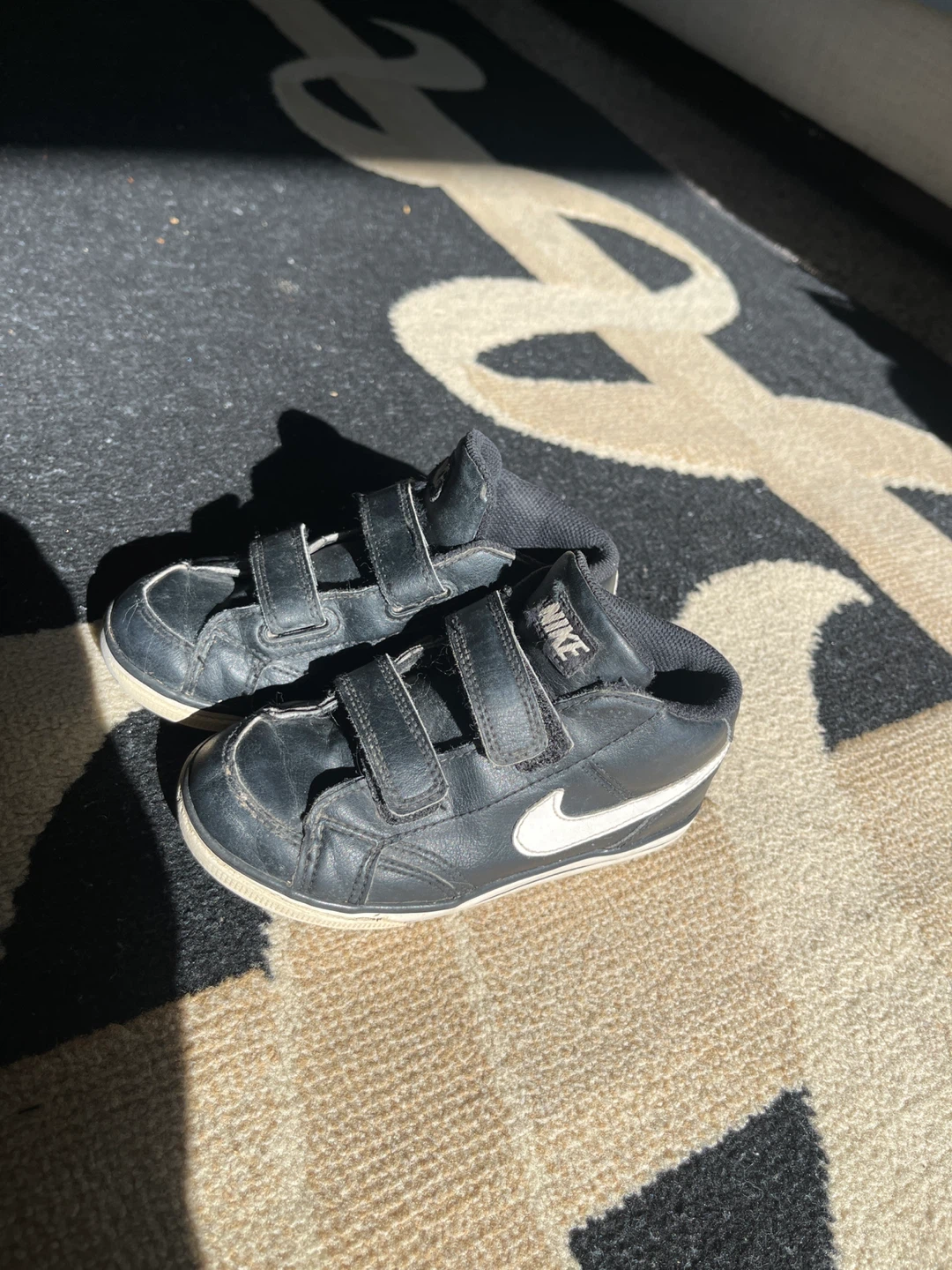 Nike Toddler Shoes Black Velcro Size 10c - photo 2