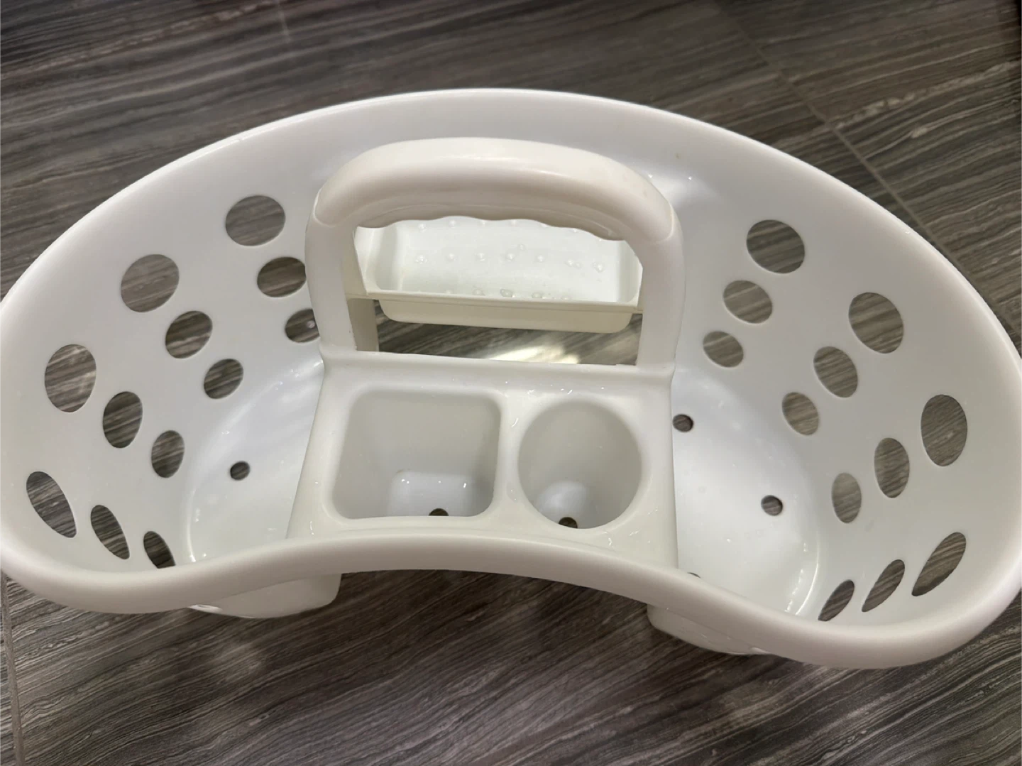 White Plastic Shower Caddy Organizer - photo 2