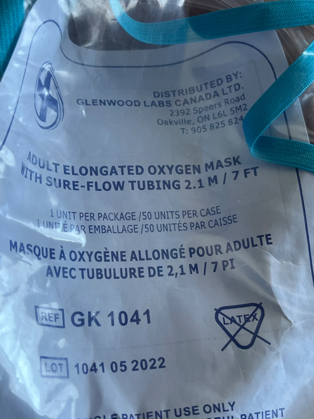 Oxygen regulator & mask - photo 2