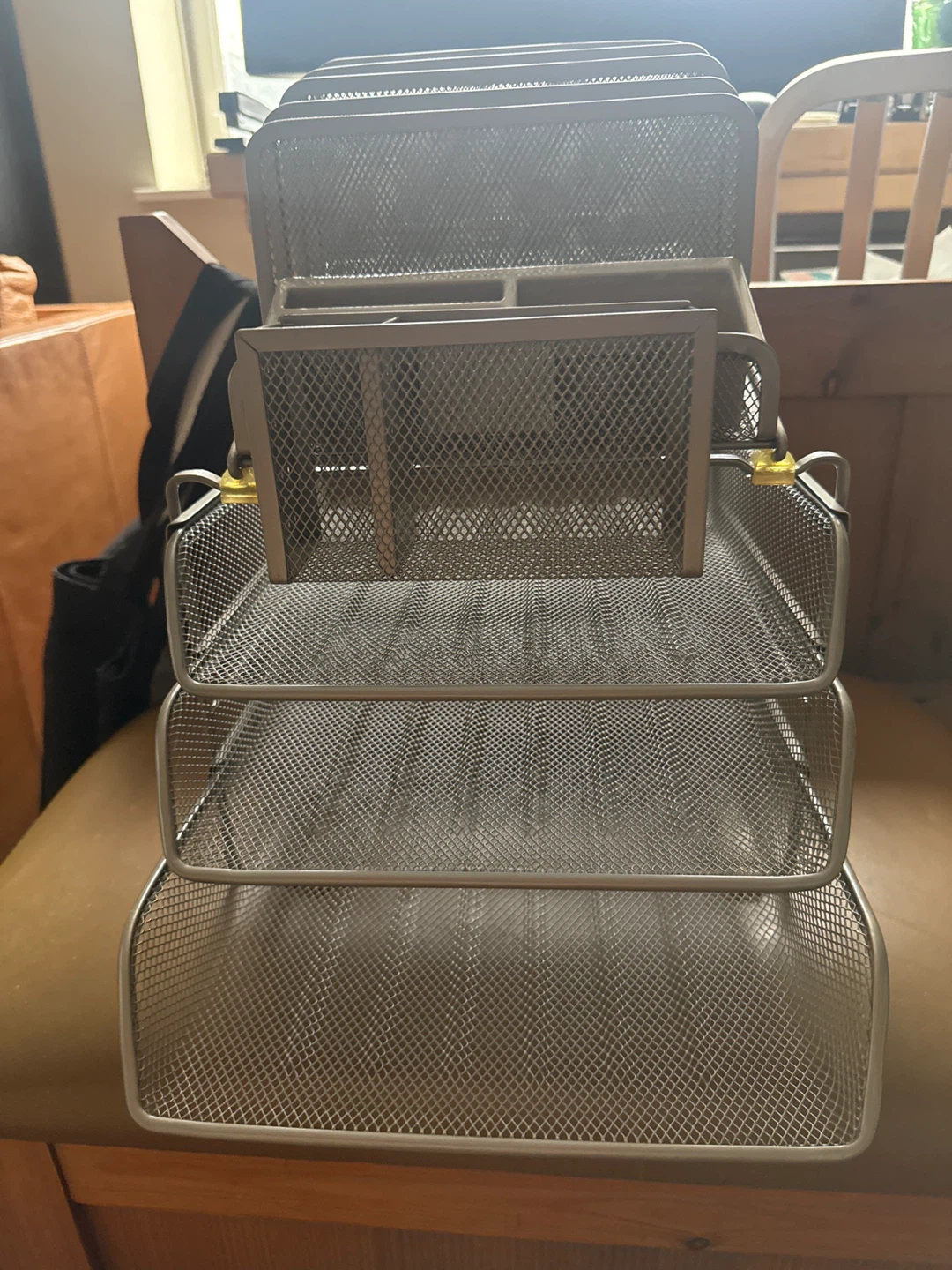 Mesh Desk Organizer with Multiple Compartments - photo 3