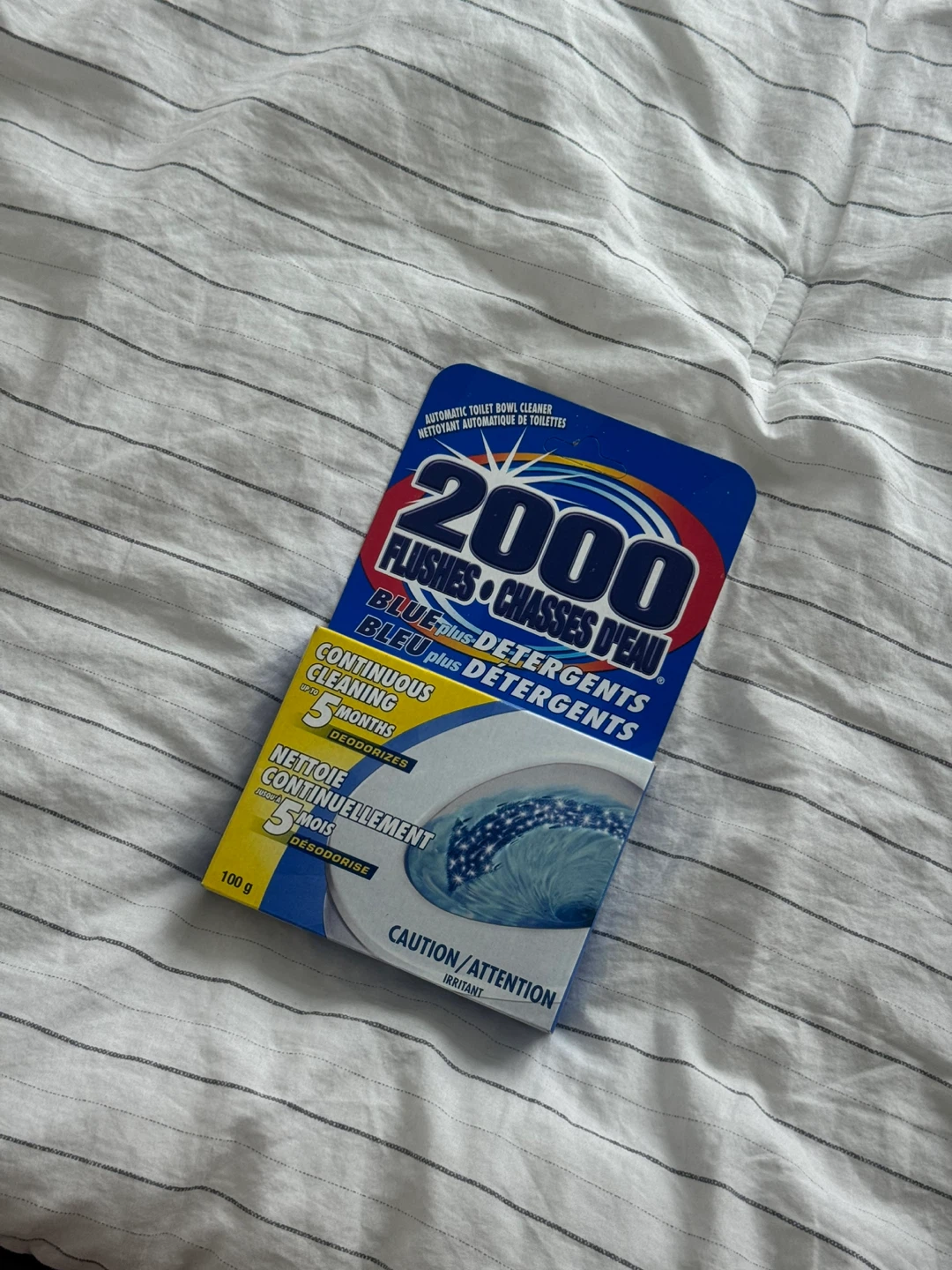 Brand New 2000 Flushes Toilet Bowl Cleaner – Blue + Detergent - photo 2
