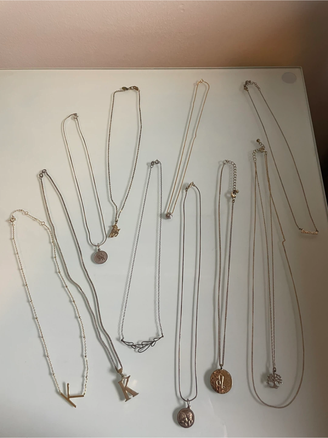 Dainty Necklaces, Bundle of 10 Pieces