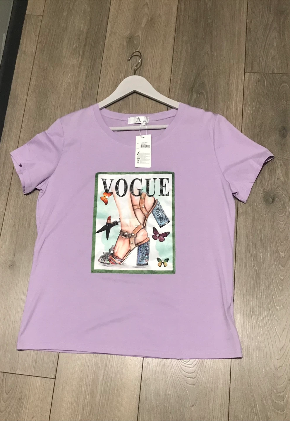 Lavender Vogue Graphic T-Shirt