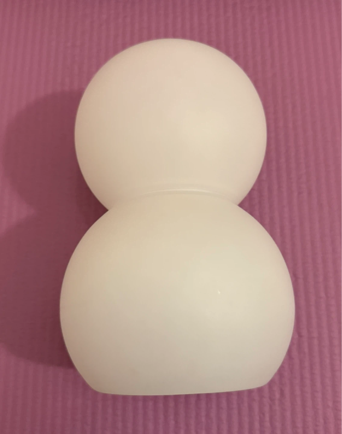 🧡Vase - Frosted Glass, White, 8 1/2"