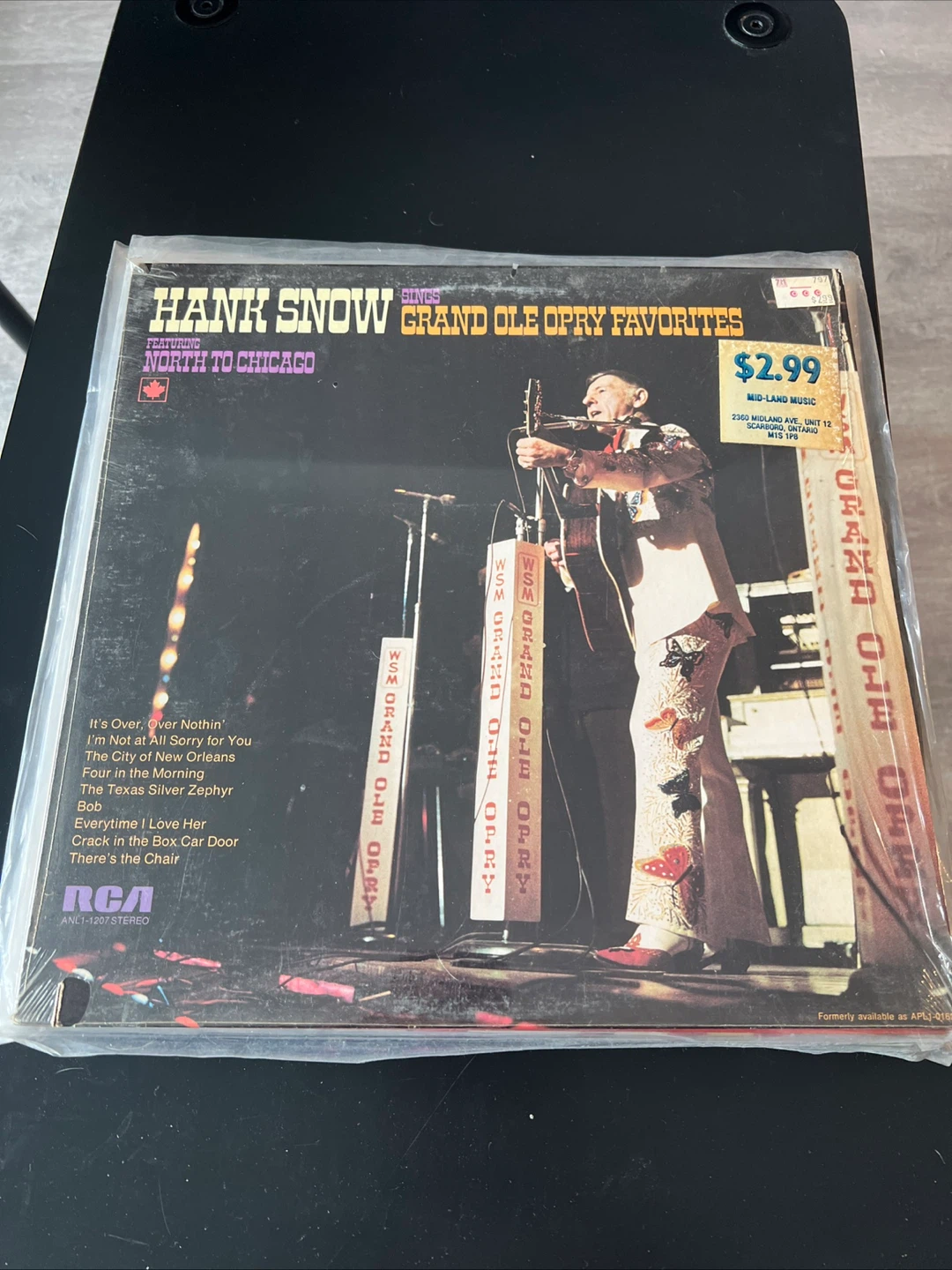 Hank Snow & Burton Cummings My Own Way To Rock Vinyl Records - photo 3