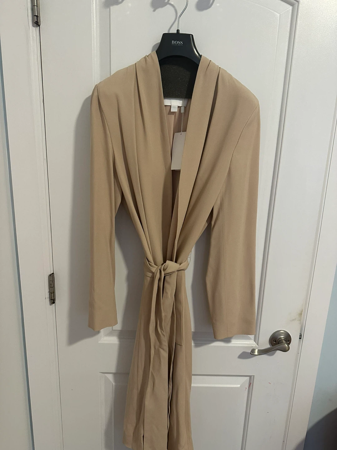 BOSS Capaly Beige Duster Jacket - Size 10 - photo 2