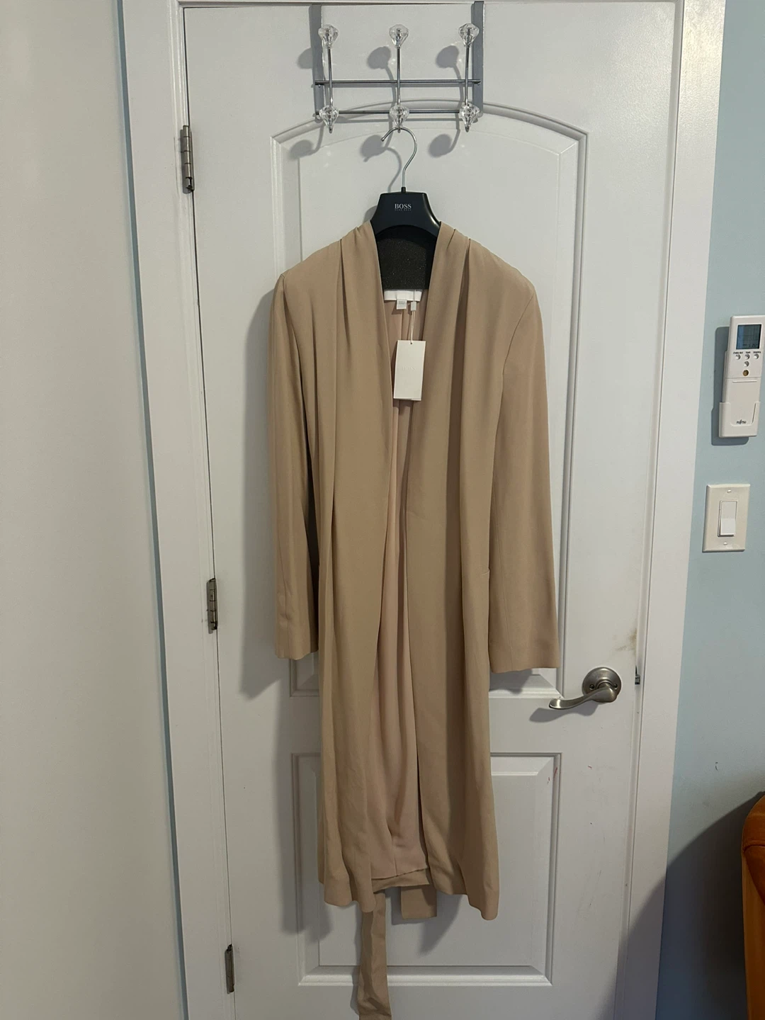 BOSS Capaly Beige Duster Jacket - Size 10