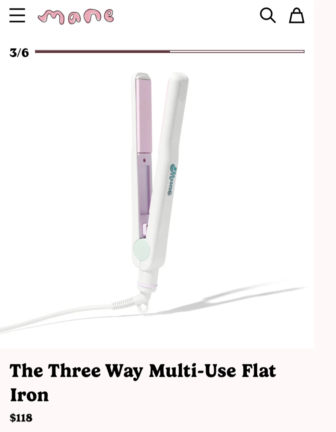 🧡Mane The Three Way Multi-Use Flat Iron - photo 4