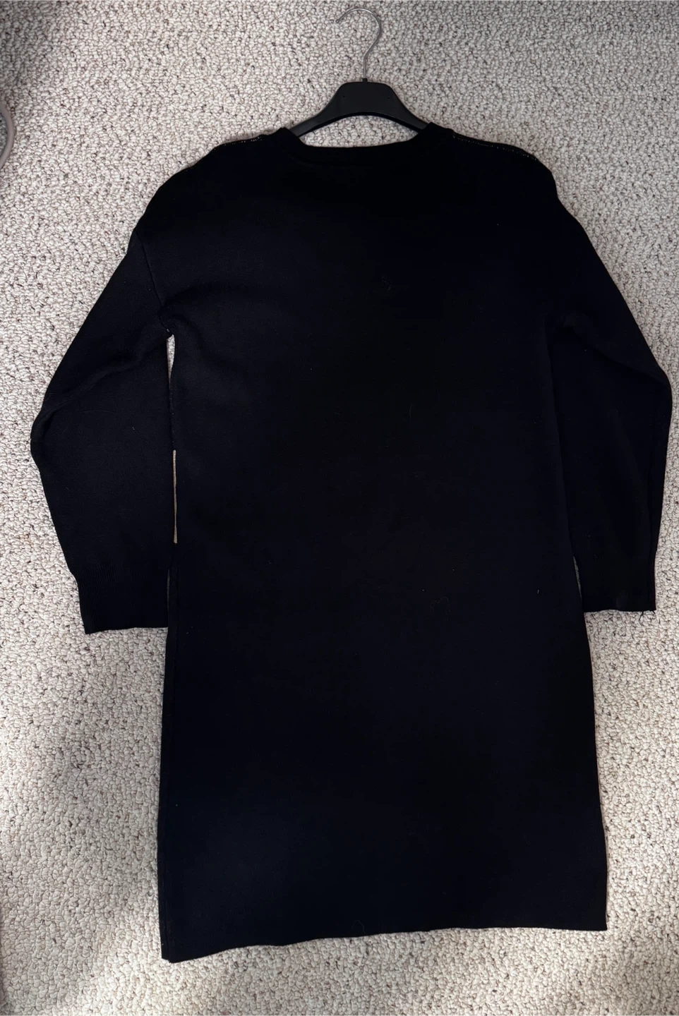 Kellyjsoren Black & Beige Geometric Knit Dress - photo 2