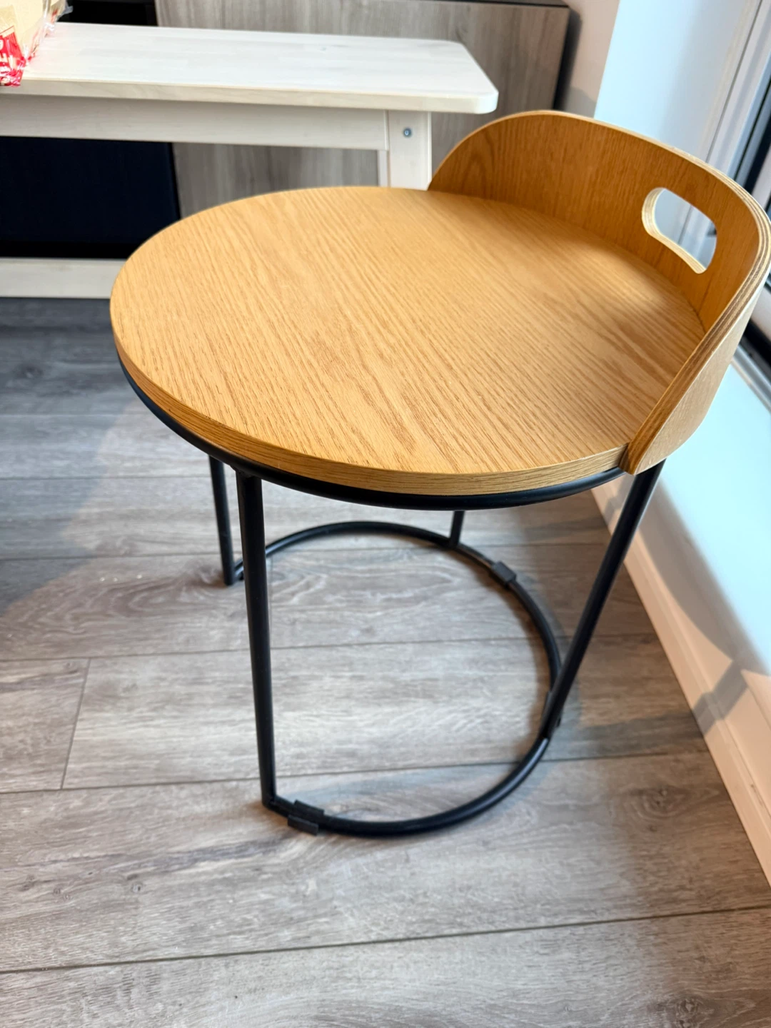 Wood Top Accent Stool - photo 2