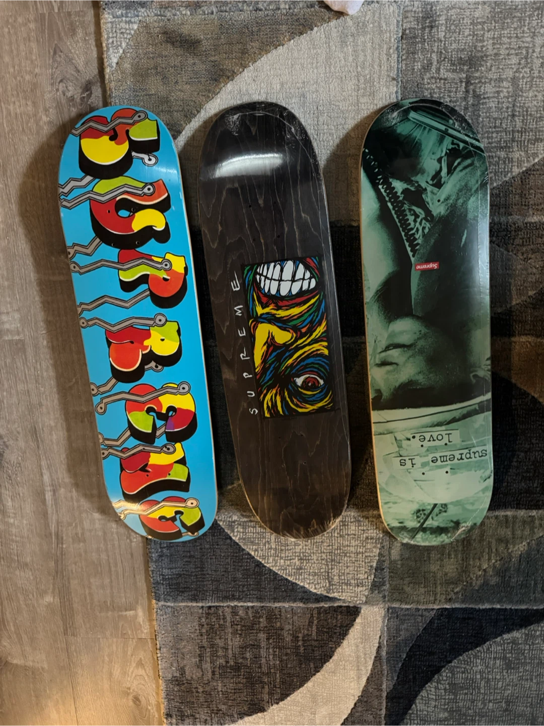 Supreme Skateboards - Set of 3