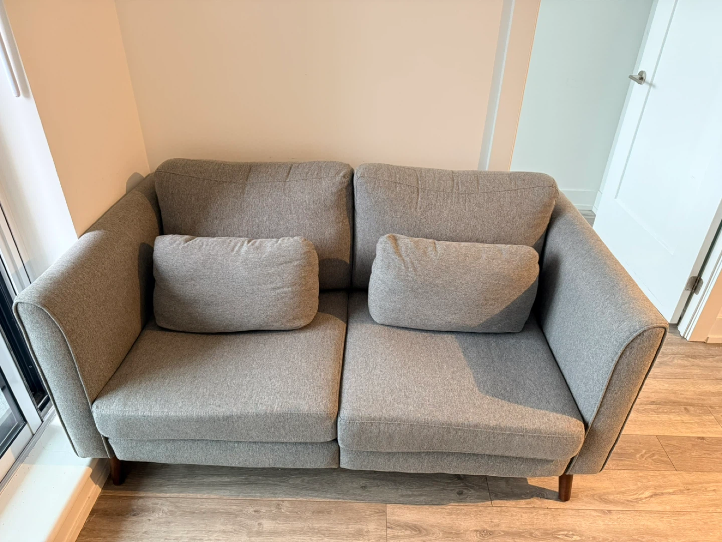 Grey Loveseat Sofa