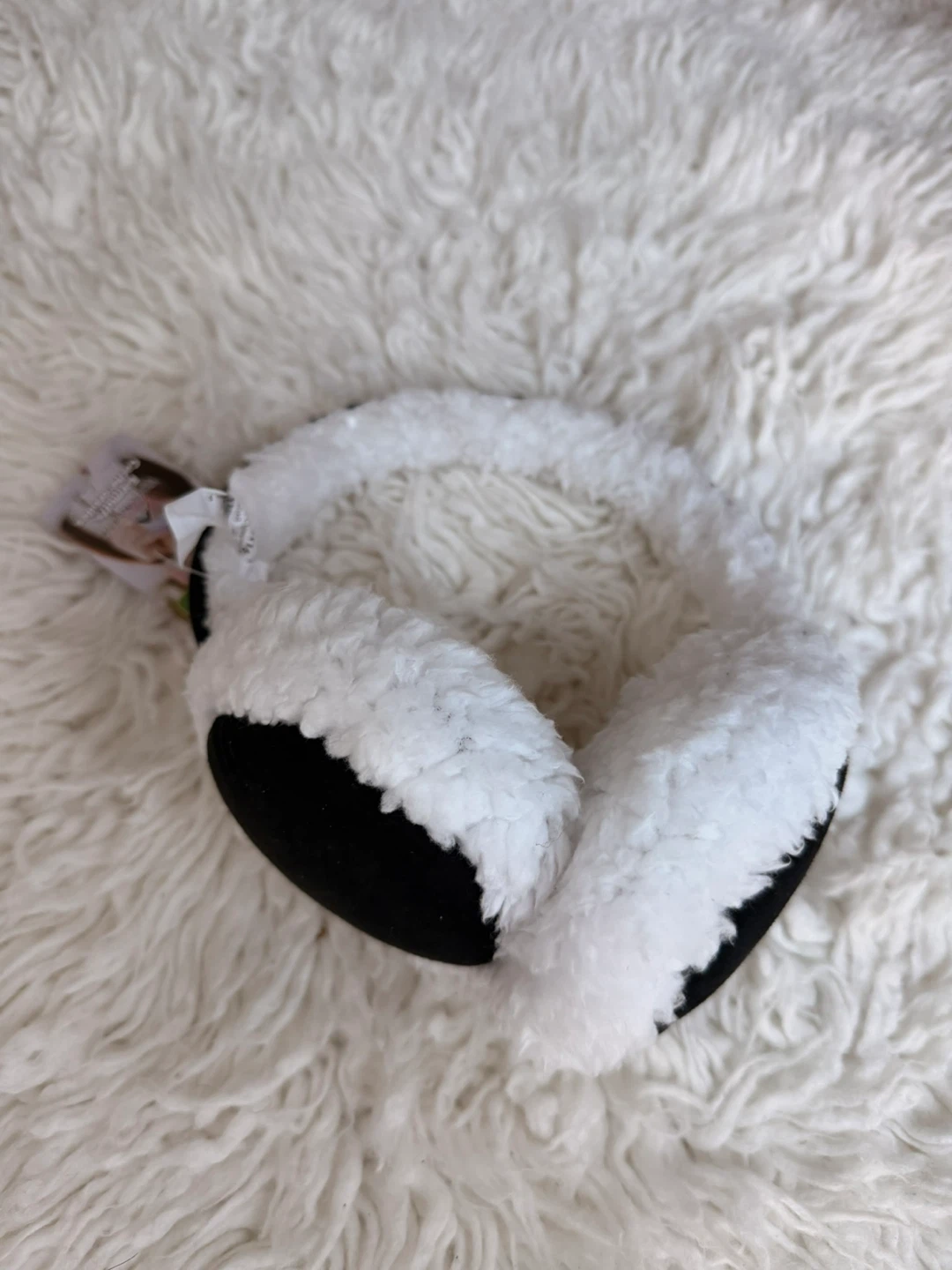 White Sherpa Earmuffs