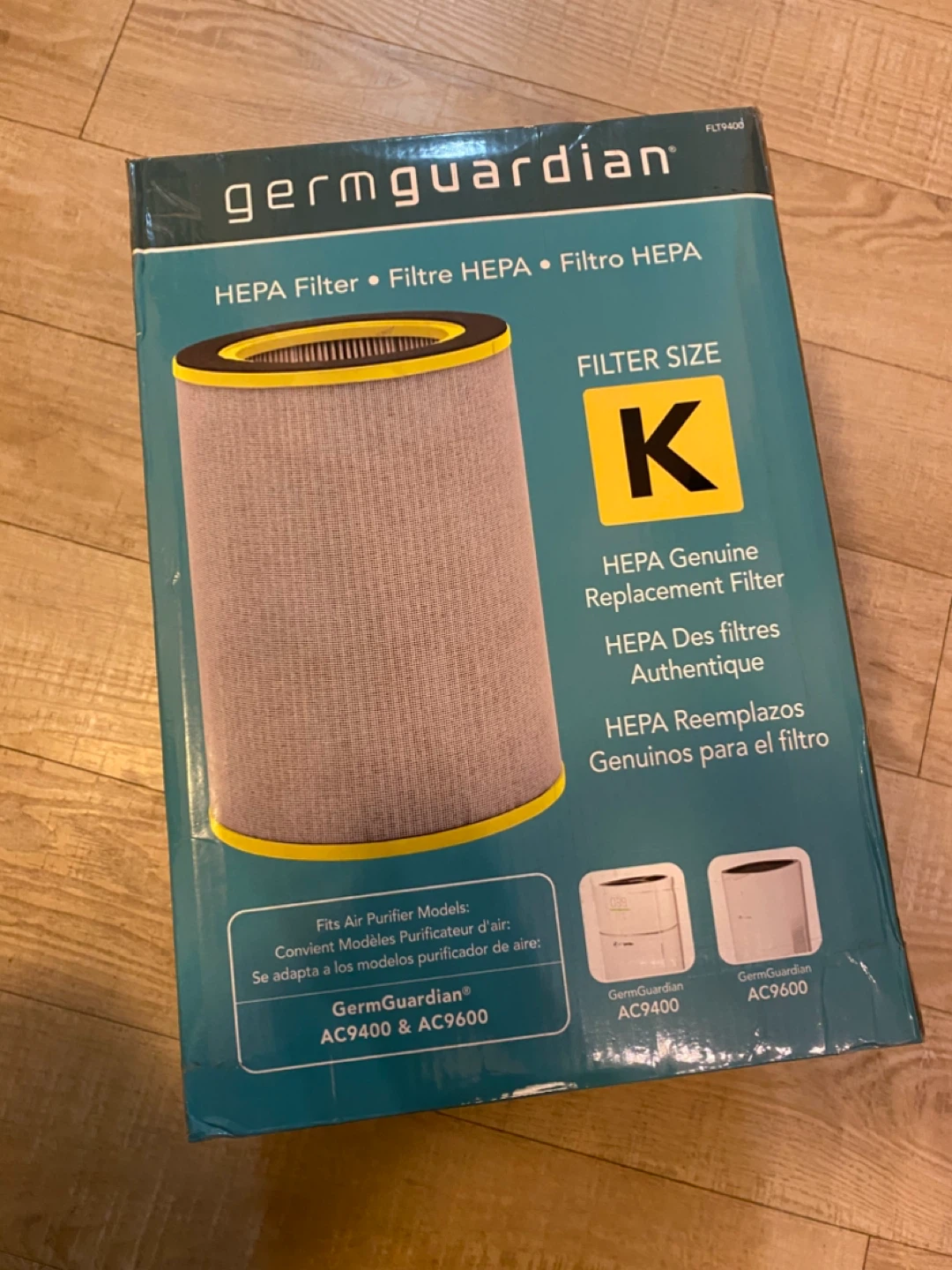 Germ Guardian genuine filter size K