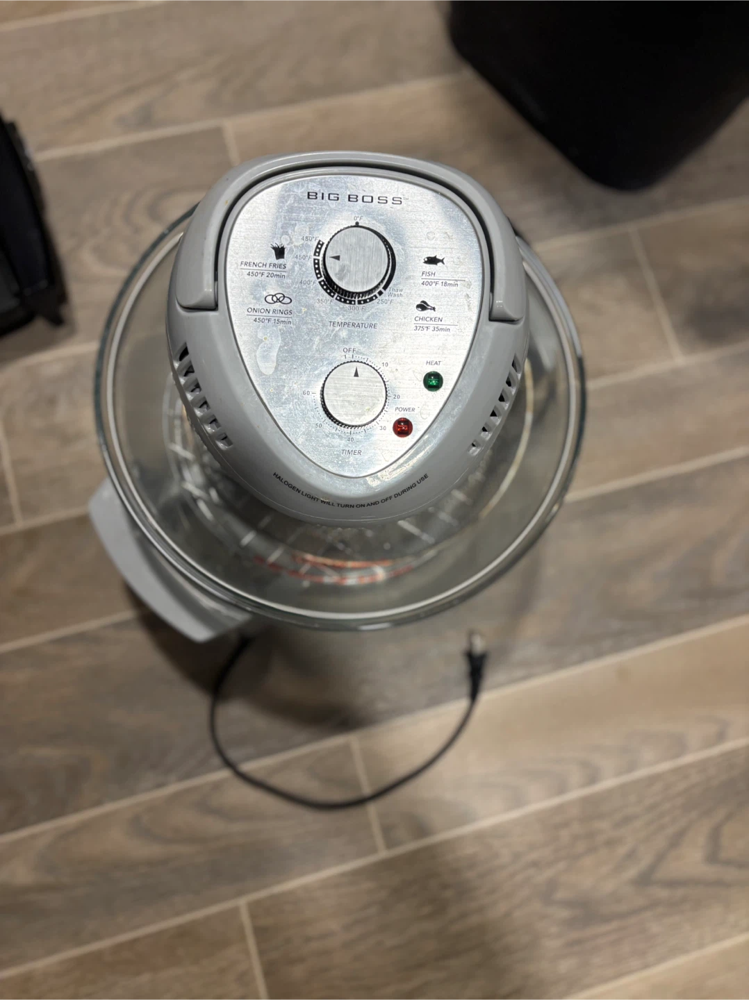Big Boss Halogen Convection Oven