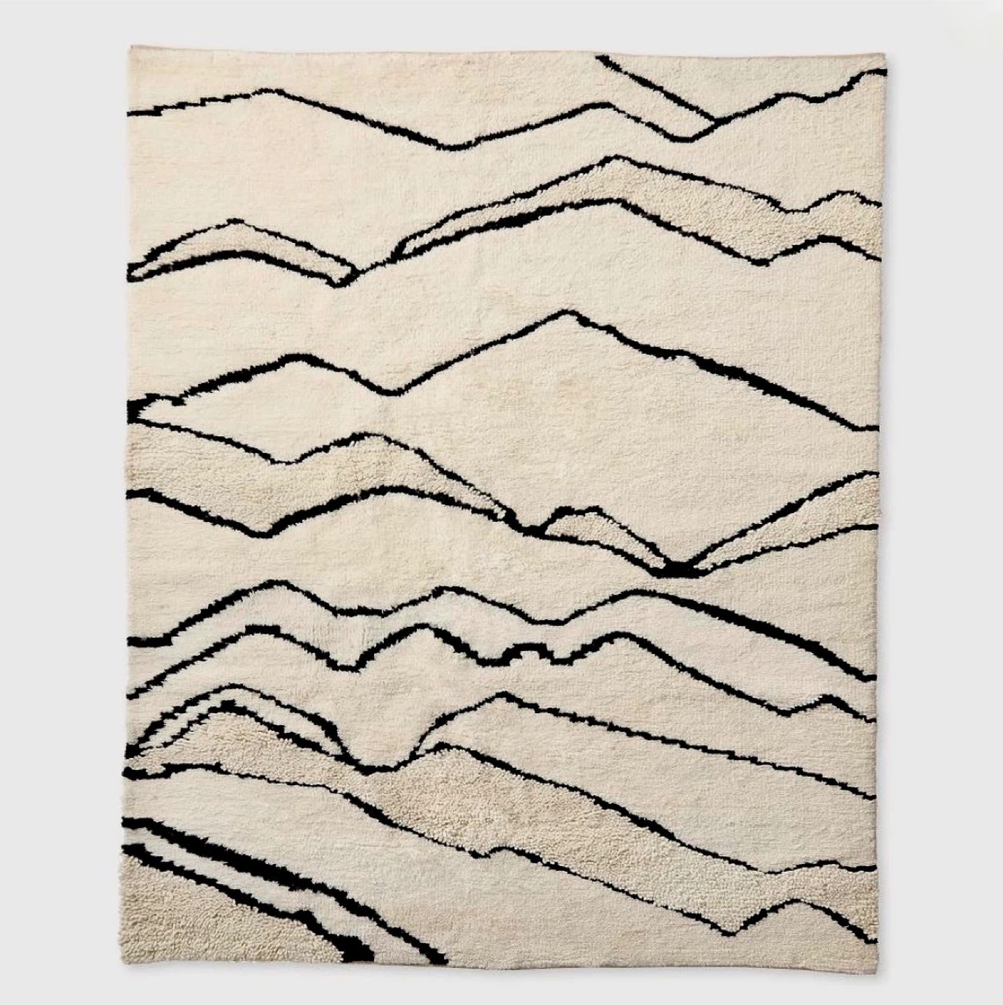 West Elm Carrera Shag Wool Rug 6x9 - photo 4