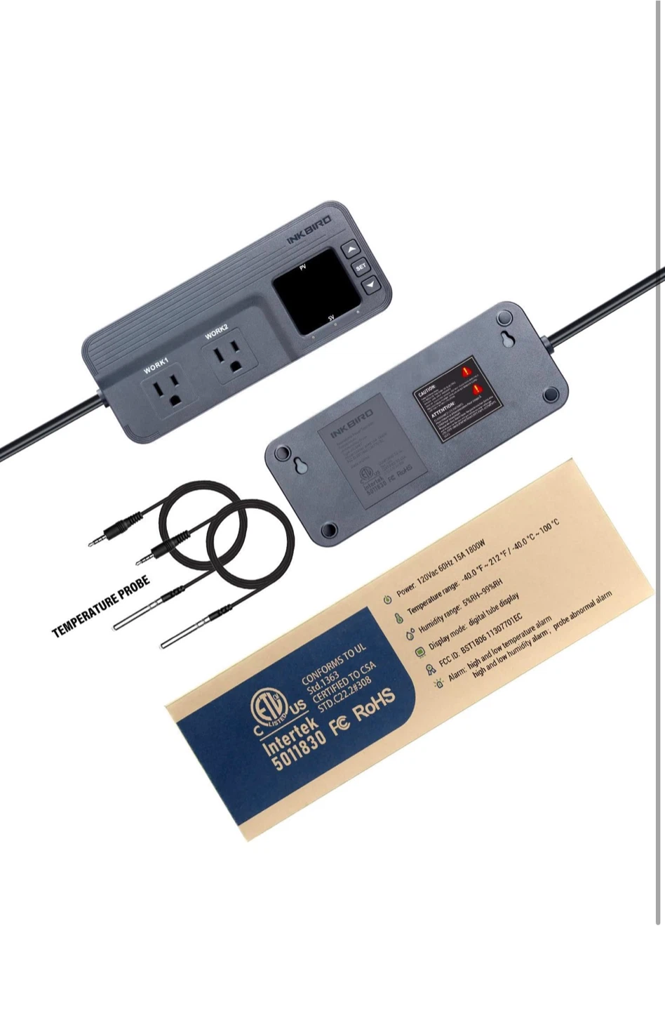 ITC-608T Temperature Controller Dual Digital Thermostat TC12 - photo 3