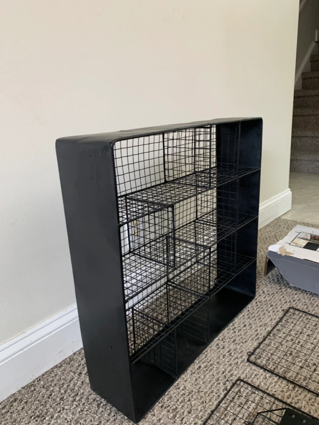 Storage Organizers / Black Metal Wall Organizer Shelf - photo 3