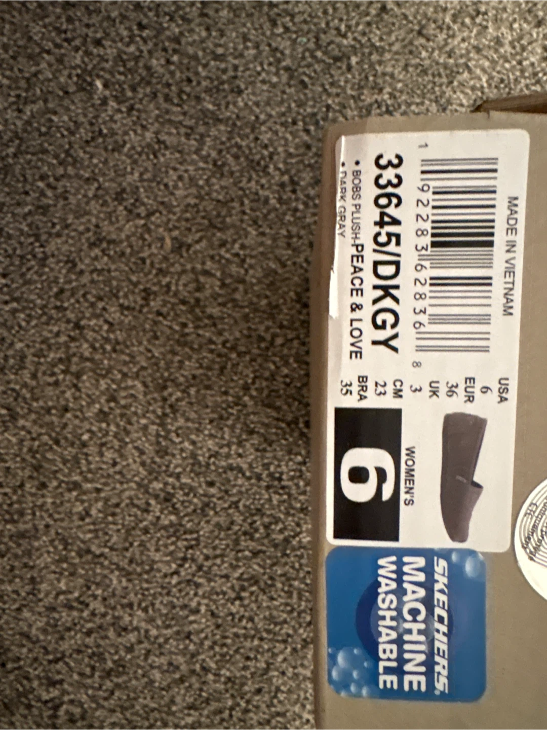 New BOBS Plush Peace & Love Shoes - Dark Gray - Women's 6 - photo 3