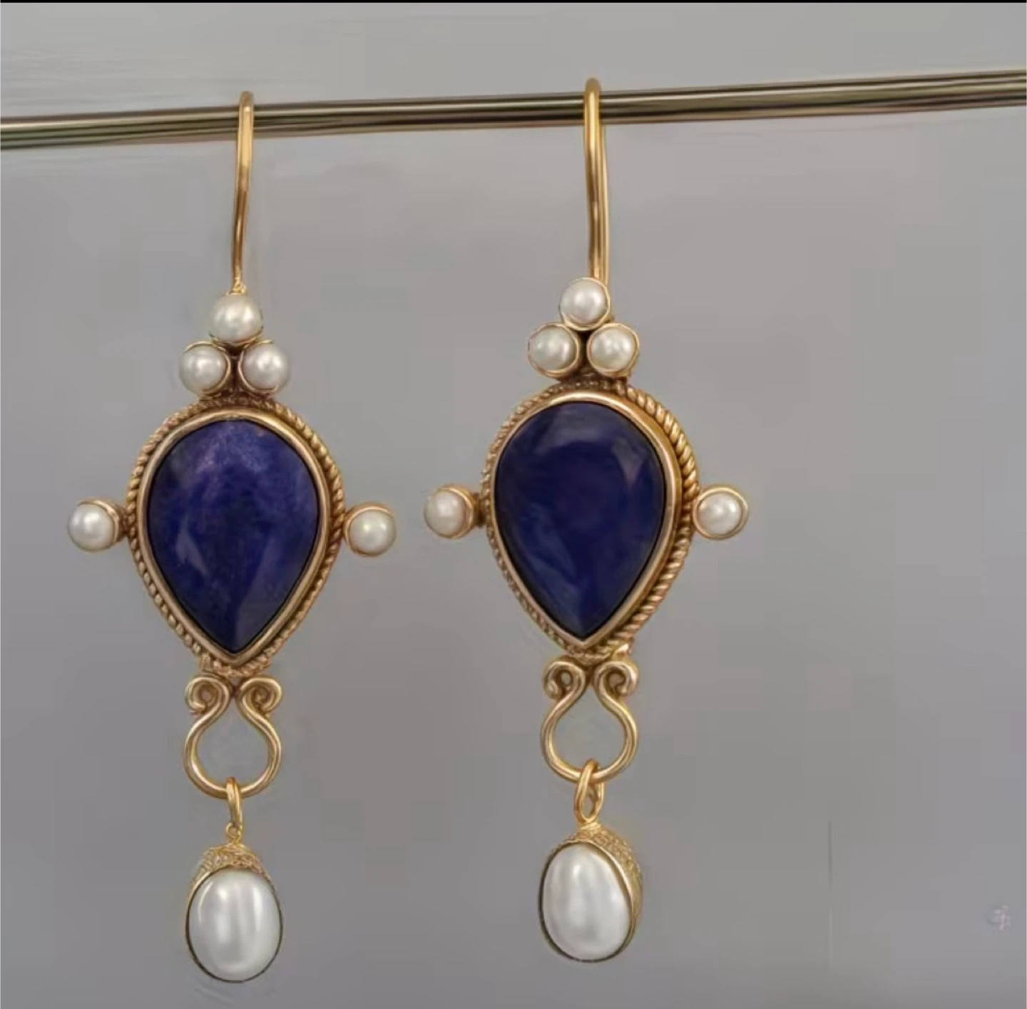 Gold-tone Dangle Earrings