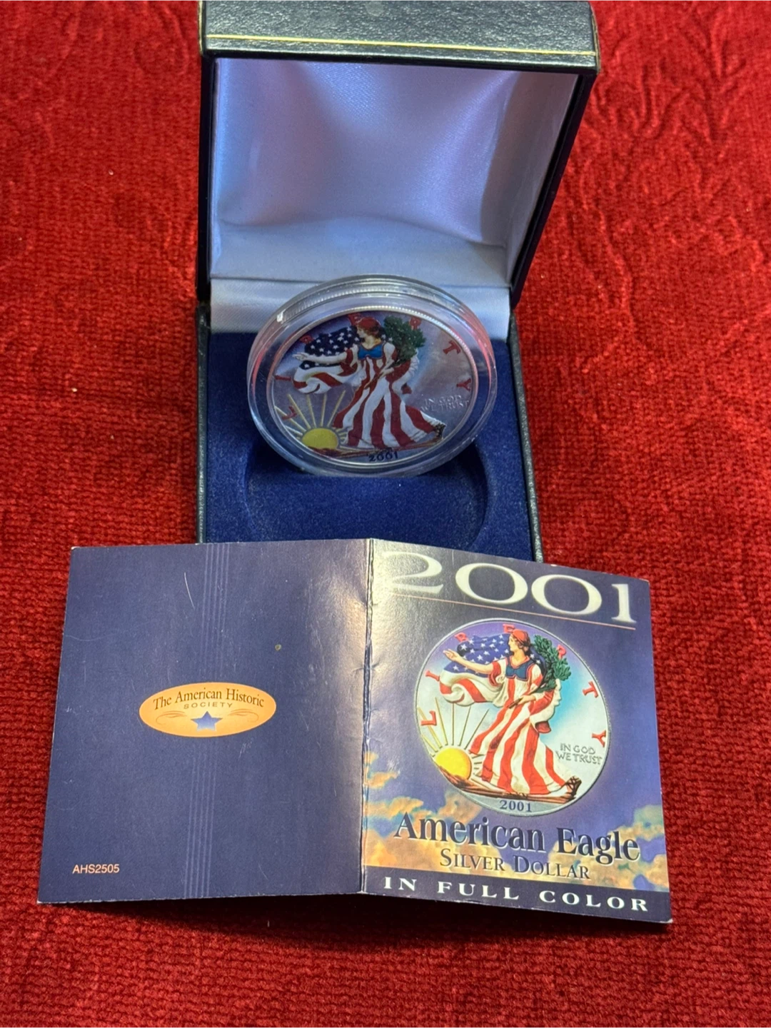 2001 American Eagle Silver Dollar Coin - photo 2