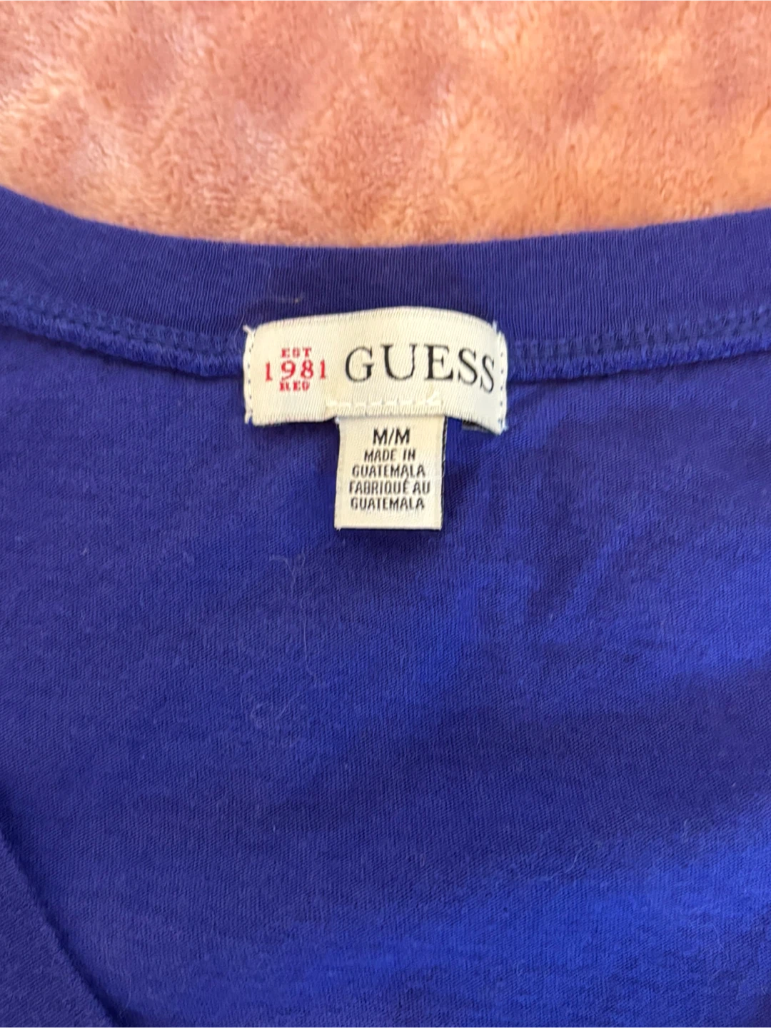 Guess Jeans V-Neck T-Shirt Size M - photo 2