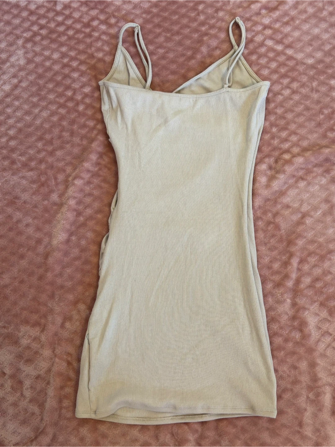 Garage Ruched Mini Dress M/M Beige - photo 4